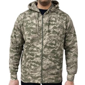 Game Digital Camouflage Zip Hoodie - Digital Desert